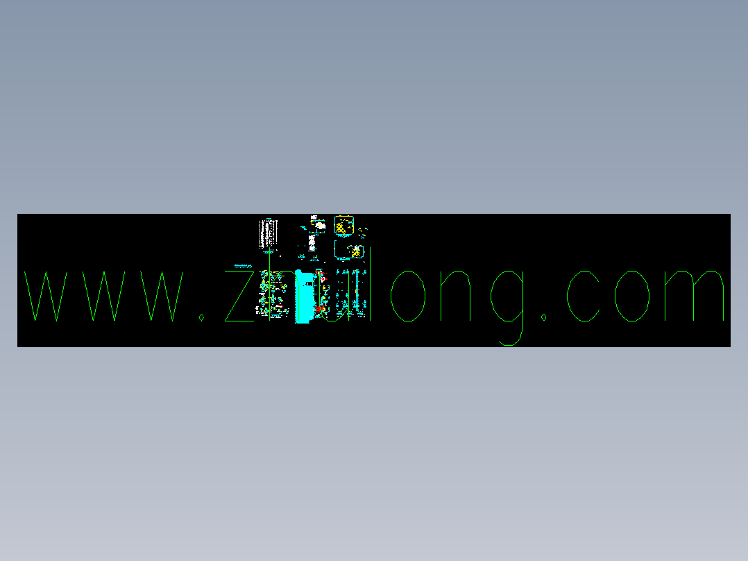 [节点详图]某消防炮塔架结构节点构造详图