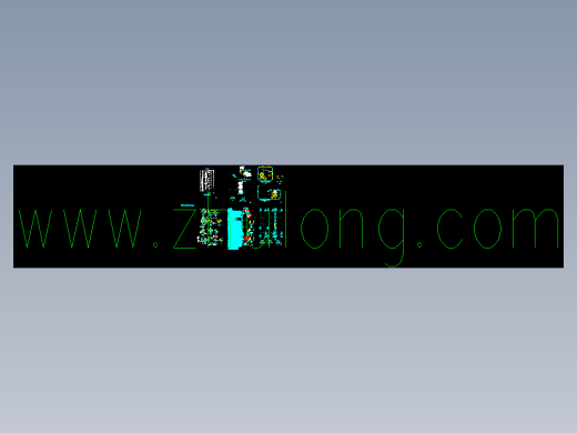 [节点详图]某消防炮塔架结构节点构造详图