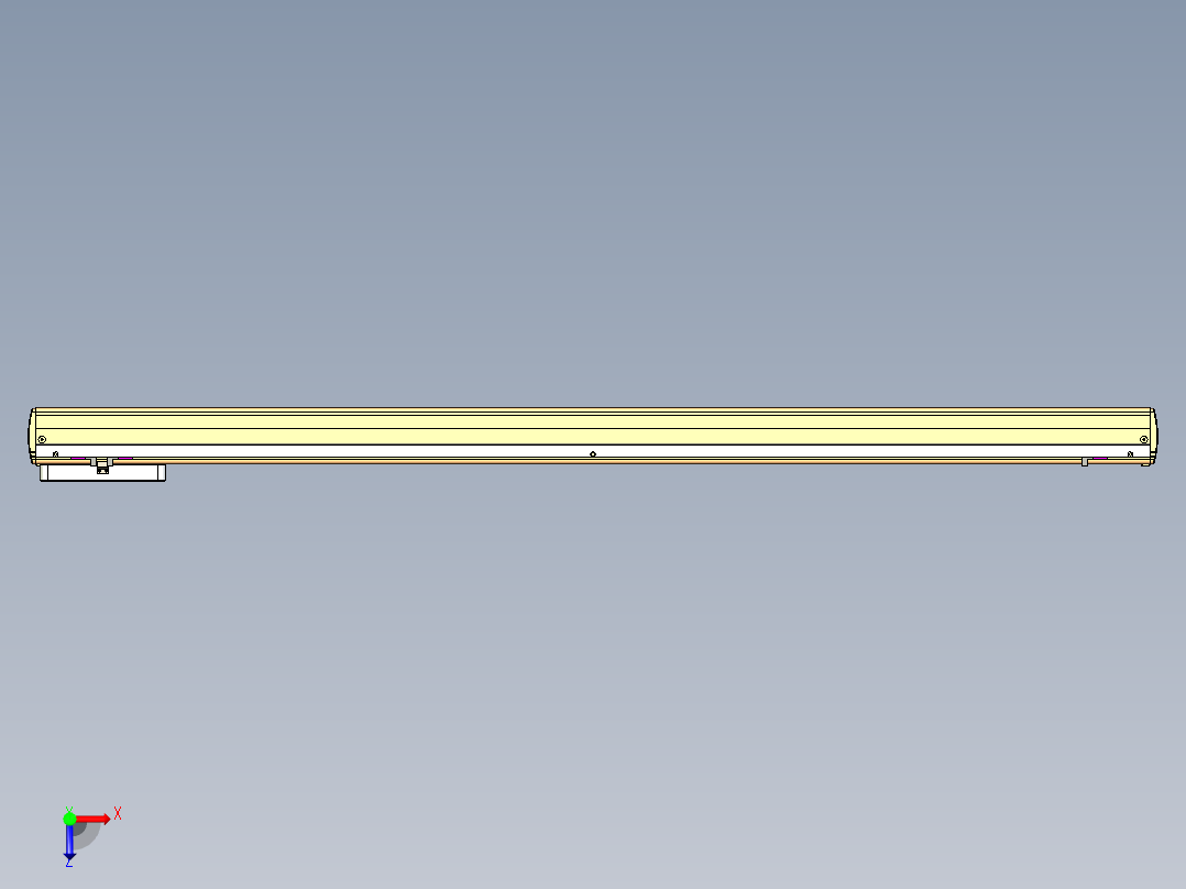 威洛博LC系列3d模型模组LC17E1Y-S1250俯视图