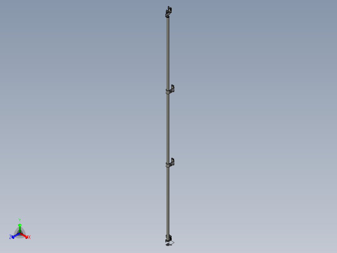 基恩士SL-JB175_back-mount_kc图纸模型主视图