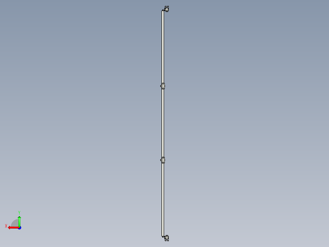 基恩士SL-JB175_back-mount_kc图纸模型后视图