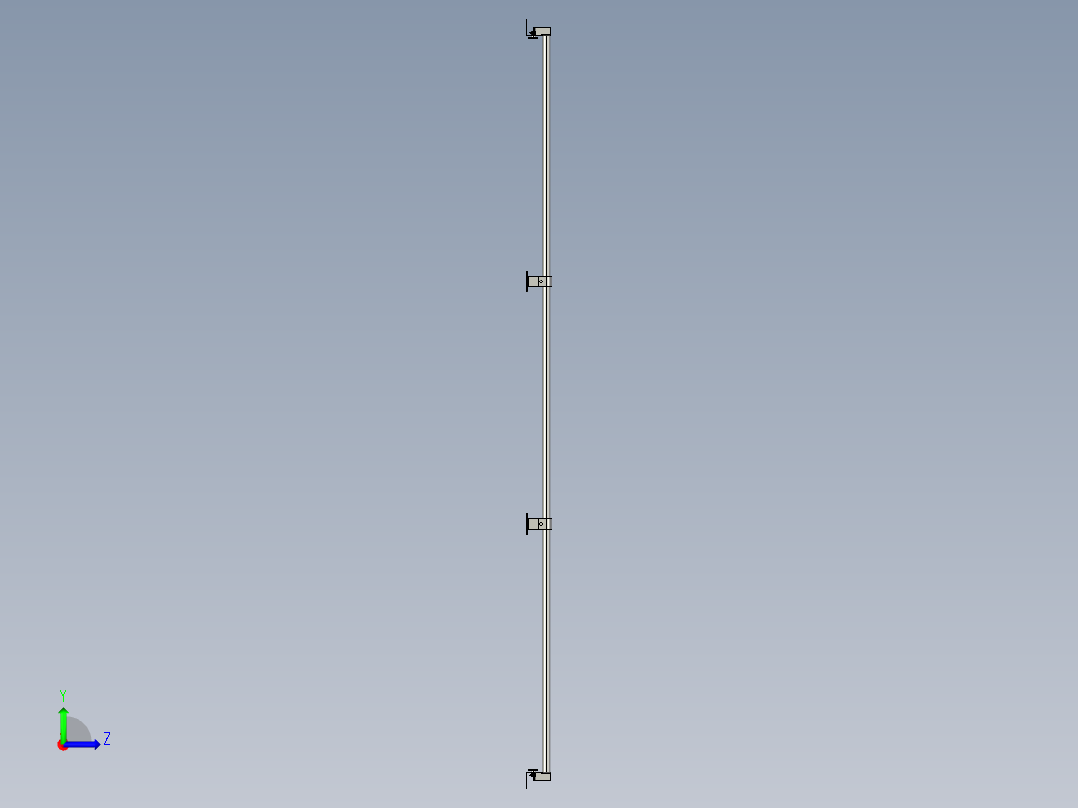 基恩士SL-JB175_back-mount_kc图纸模型左视图