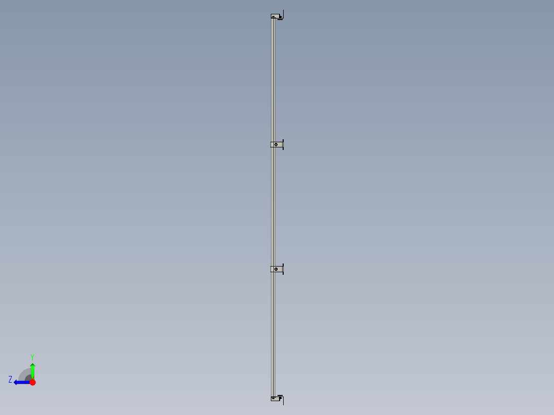 基恩士SL-JB175_back-mount_kc图纸模型右视图