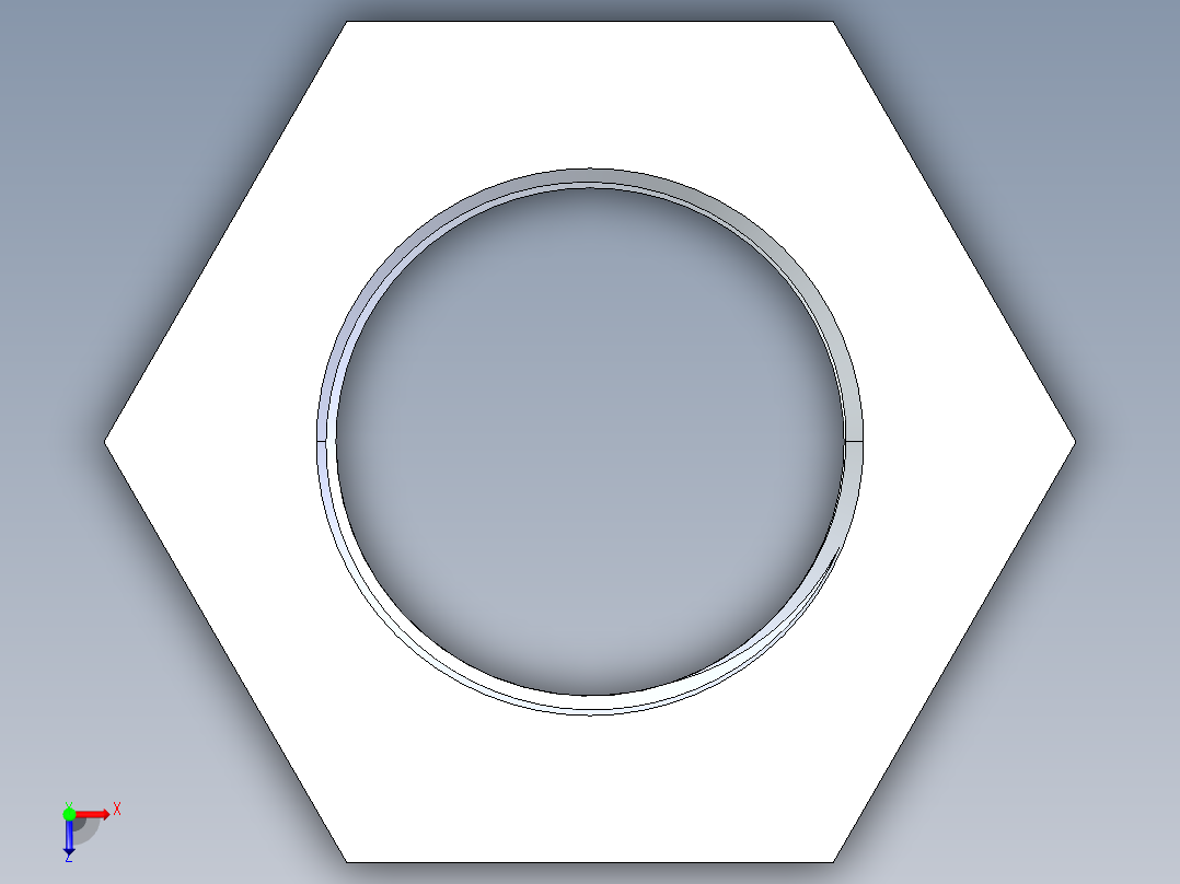 聚氯乙烯配件17-Sch80_ReducerBushing_FPTxSPIG_838-250_2in x 1.25in俯视图