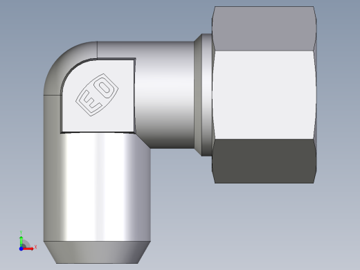 卡套式工业通用硬管接头EO_Weld_elbown_WAS16ZS前视缩略图