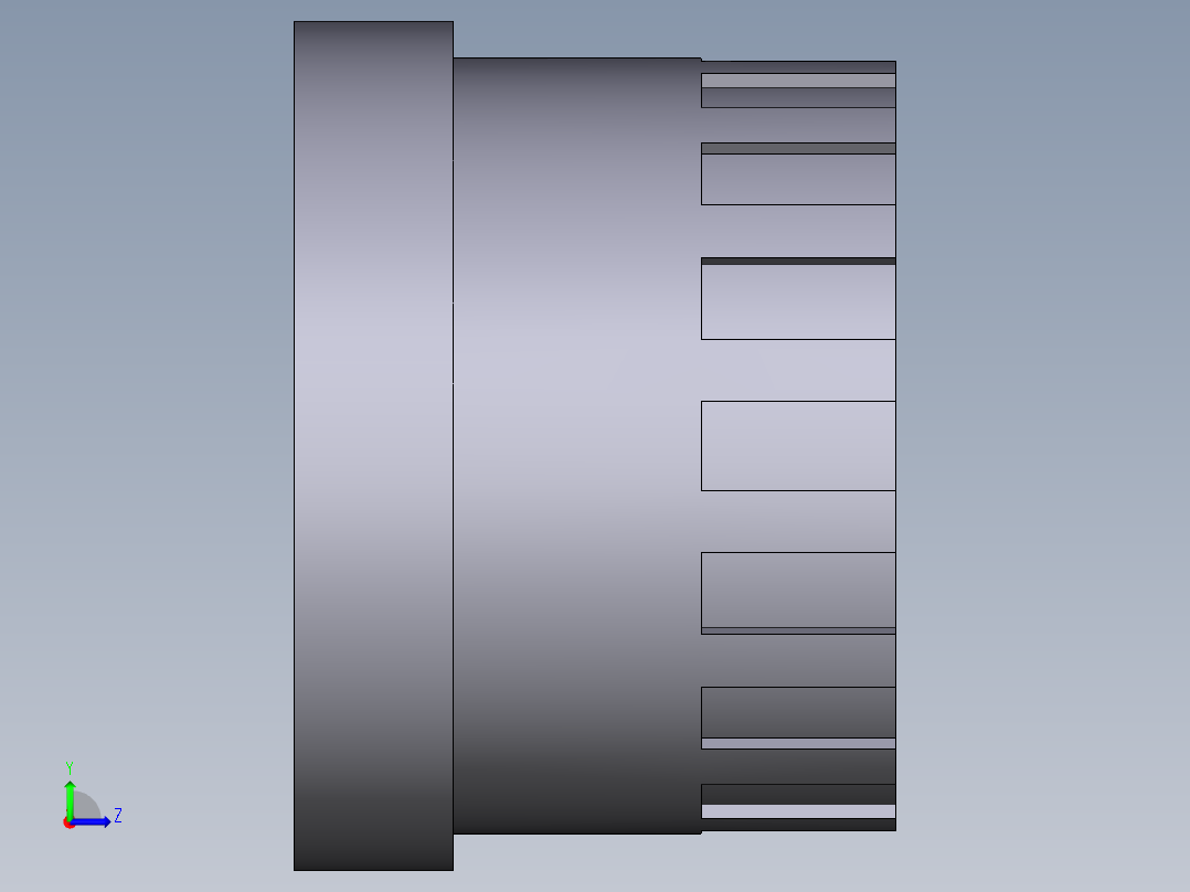 14QBFV BSP螺纹螺纹端联盟左视图