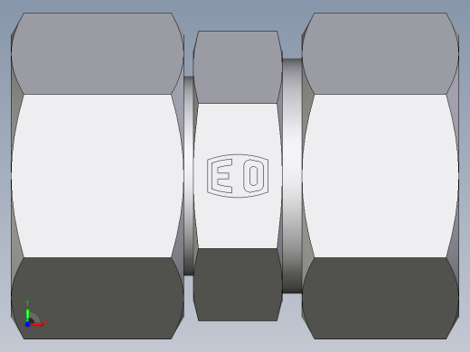卡套式工业通用硬管接头EO_Distance_piece_adapter_DA22LCF前视缩略图