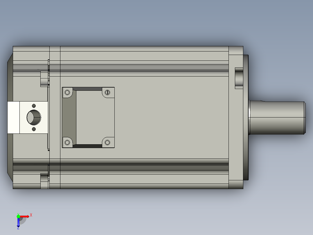 低压伺服电机MF3S-80CS(M)30B2-507俯视图