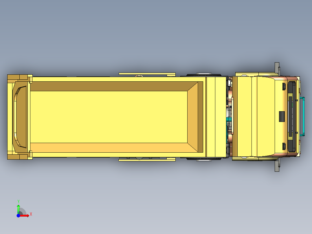 挂车拖车8x4 Construction and Mining truck SE STP IGS前视图