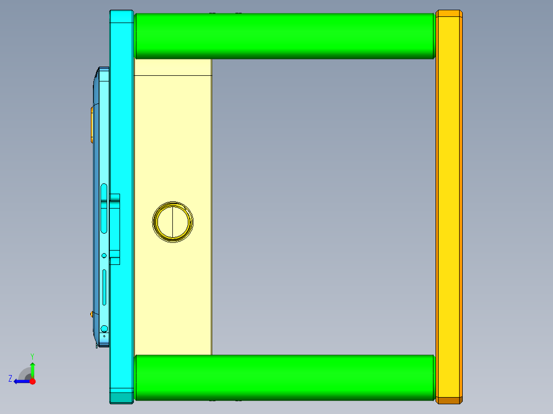 FONE-D-笔记本CNC工装夹具三维模型CNC6-08-07右视图