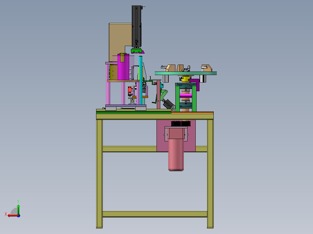 圆罩体塑膜覆膜机sw18可编辑后视图