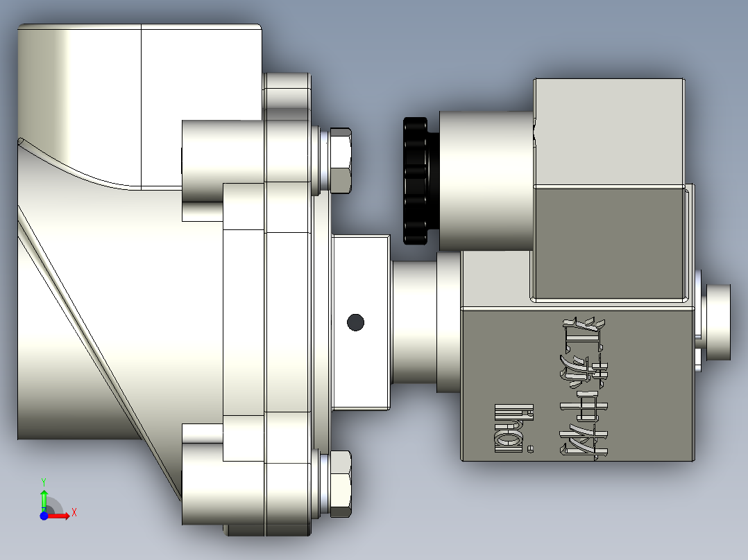 电磁脉冲阀前视图