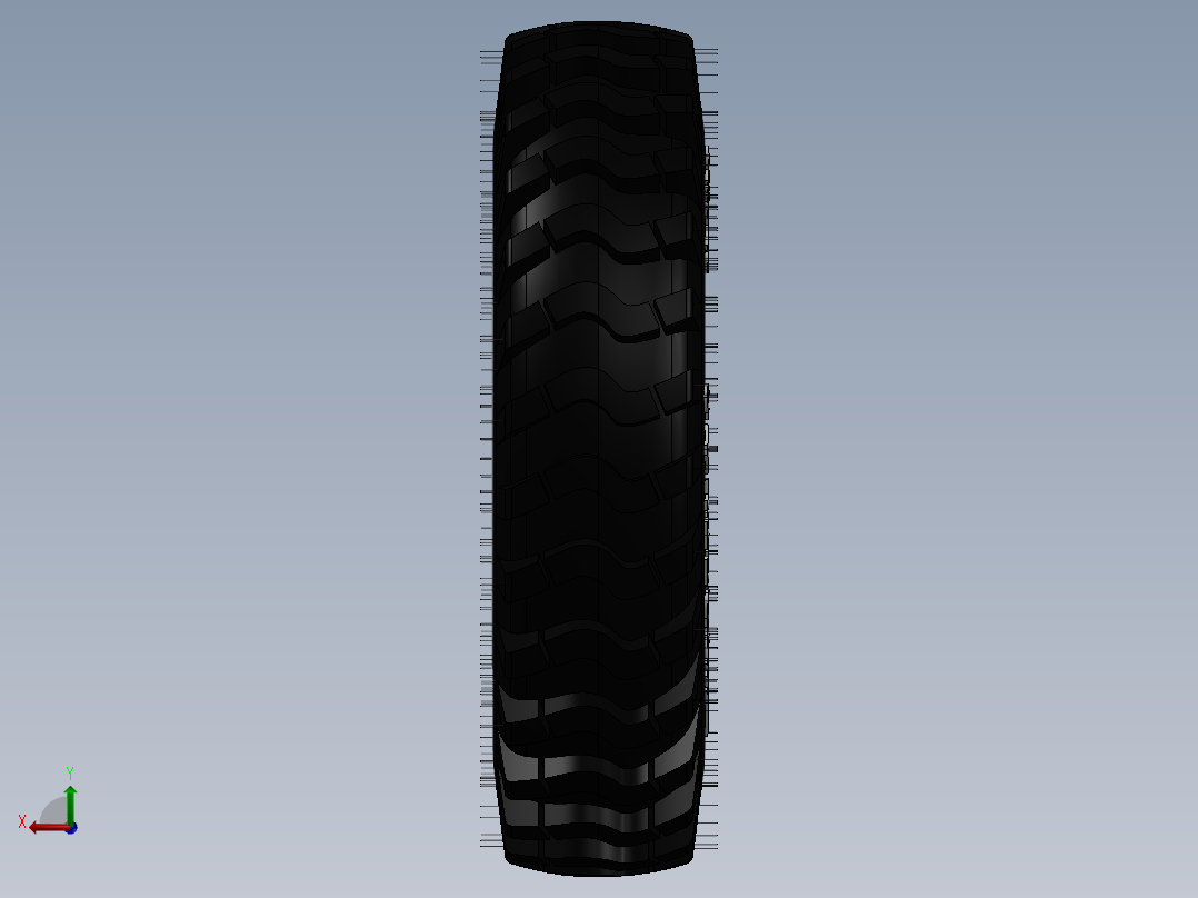 轮胎、车轮、轮毂(39)后视图