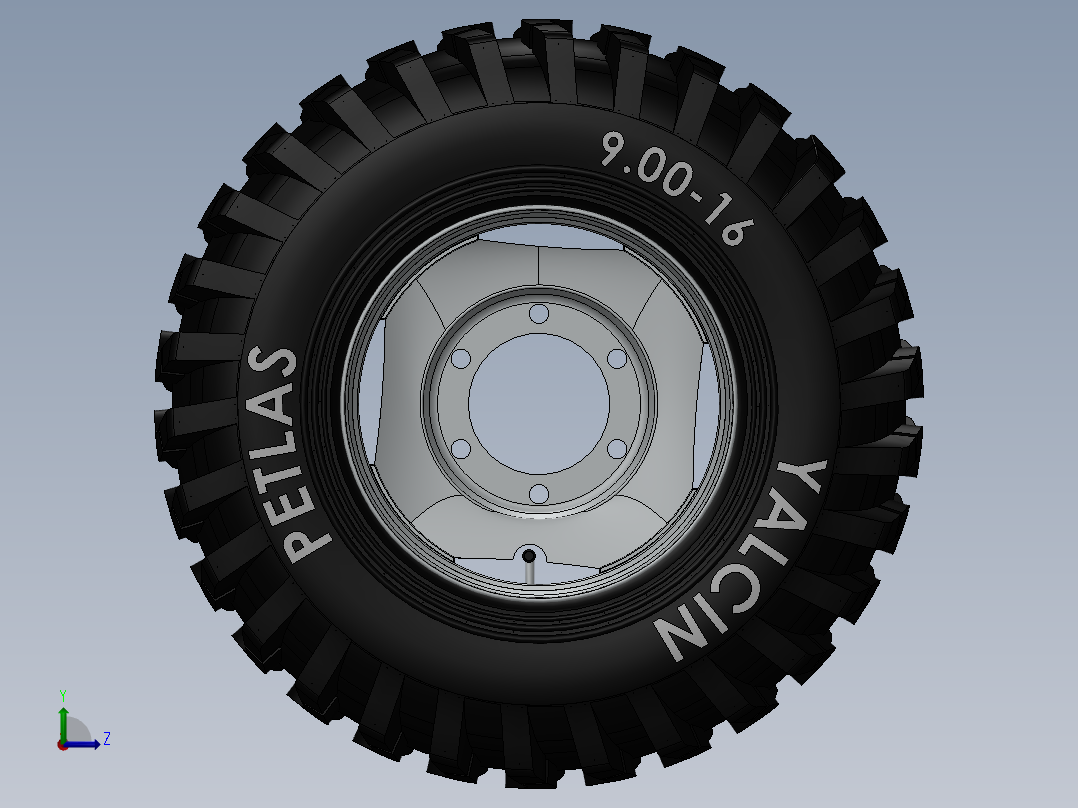 轮胎、车轮、轮毂(39)左视图