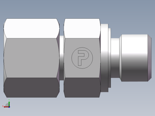 直通管螺纹组合接头、2DC-04-16WD后视缩略图