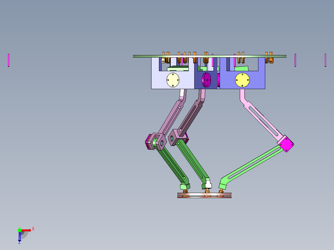 六维力反馈控制器俯视图
