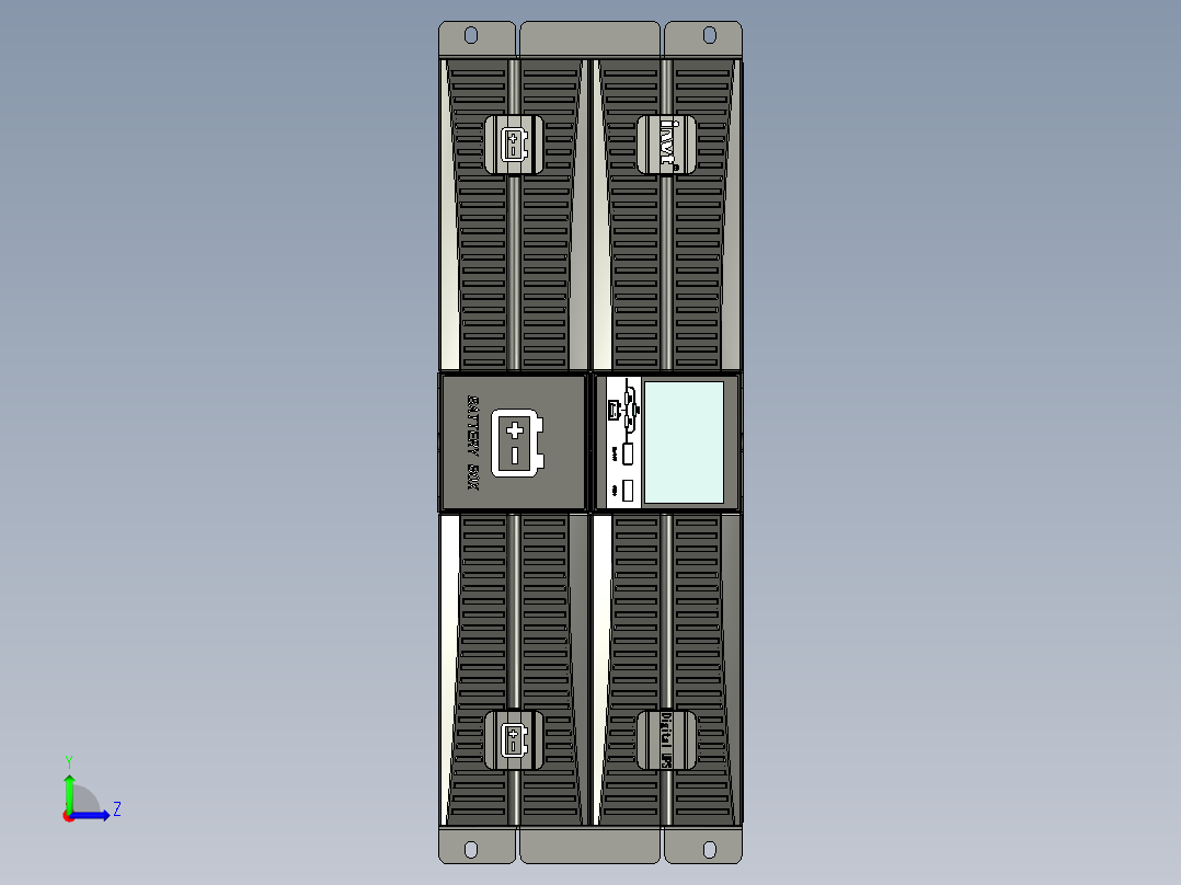 UPS 2KVA 英威腾左视图