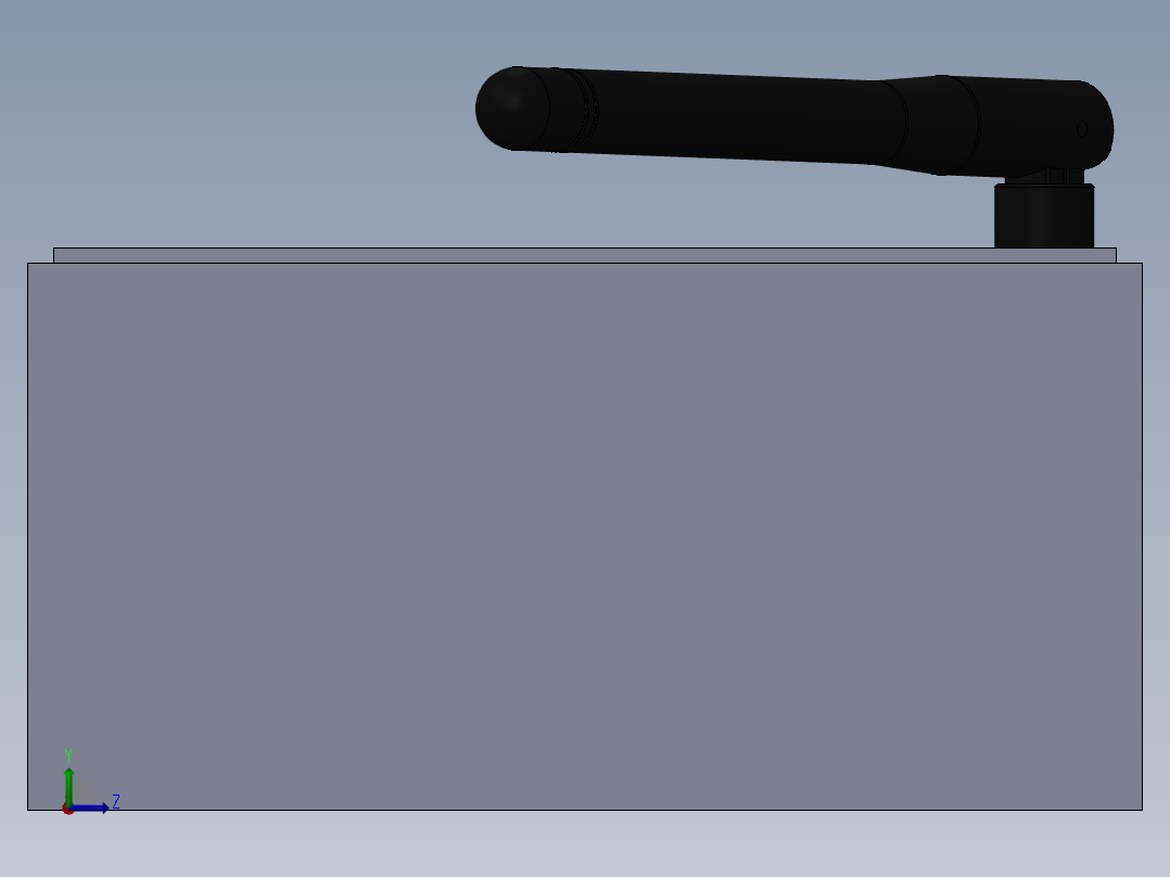 采用Sim868和esp32的Gps原型左视图