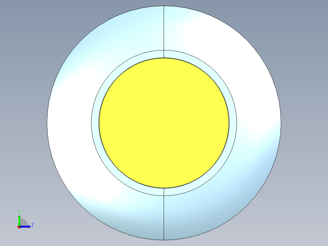 铝合金车载香薰左视图