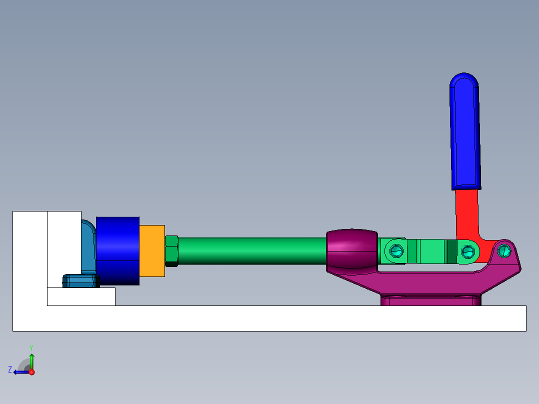 工装治具右视图