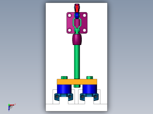 工装治具俯视缩略图