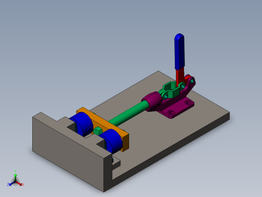 工装治具正等轴测缩略图