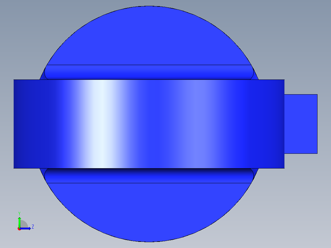 气缸d125xd80x52st 11左视图