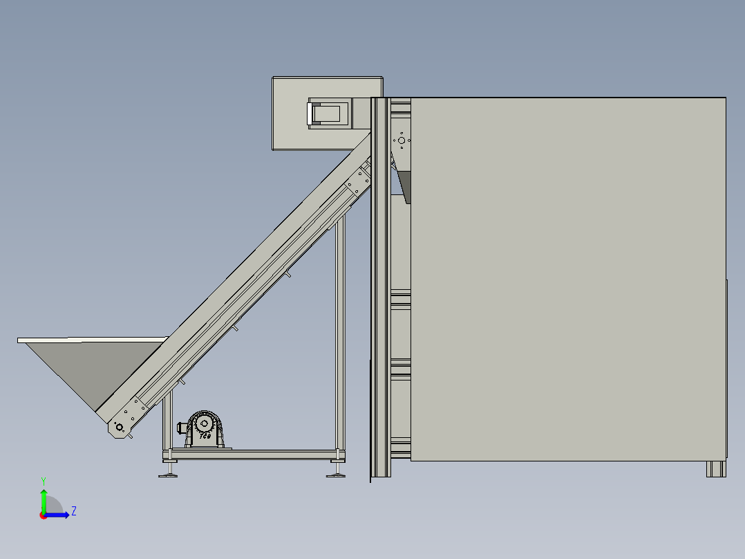 分流盘组装设备左视图