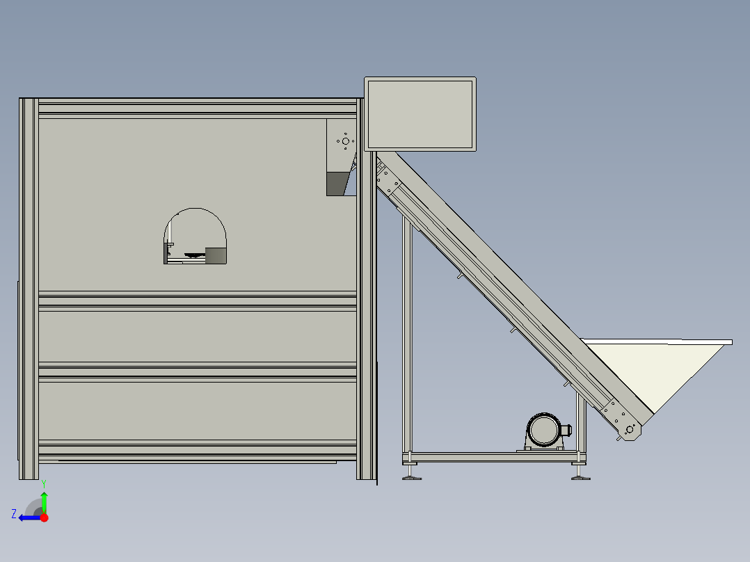 分流盘组装设备右视图