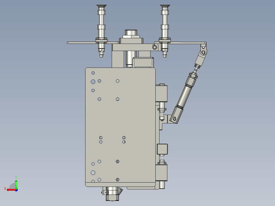 YSZ150B-03-05料盒机械手后视图