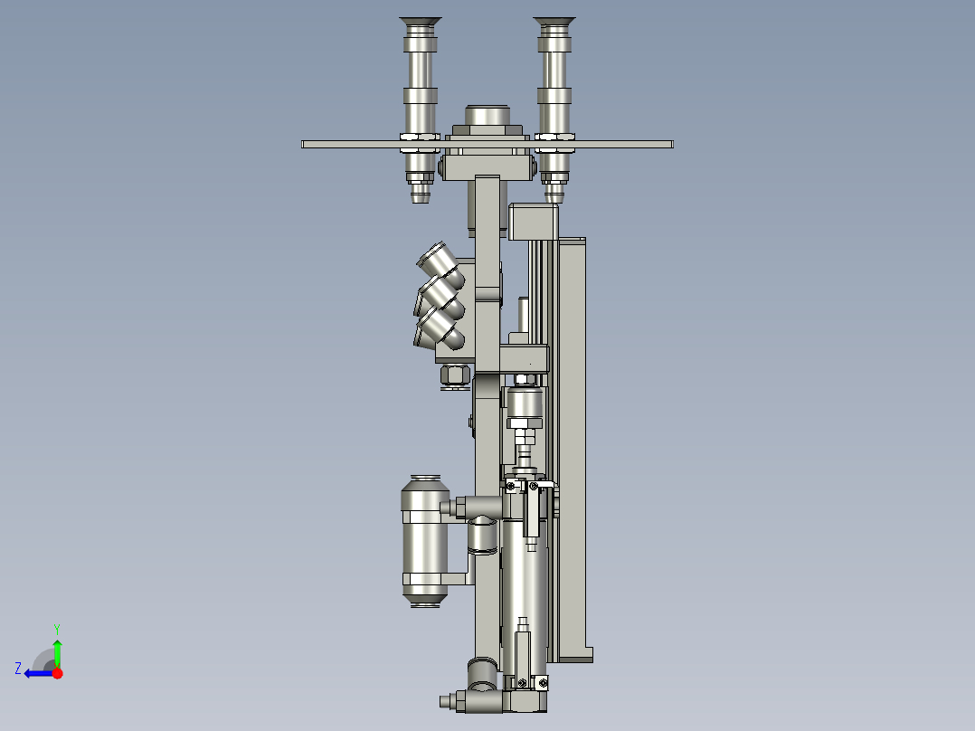 YSZ150B-03-05料盒机械手右视图