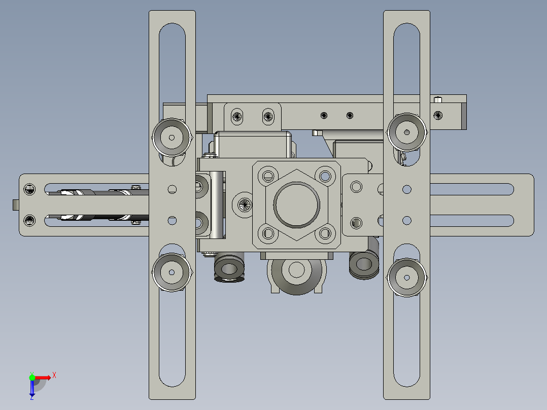 YSZ150B-03-05料盒机械手俯视图