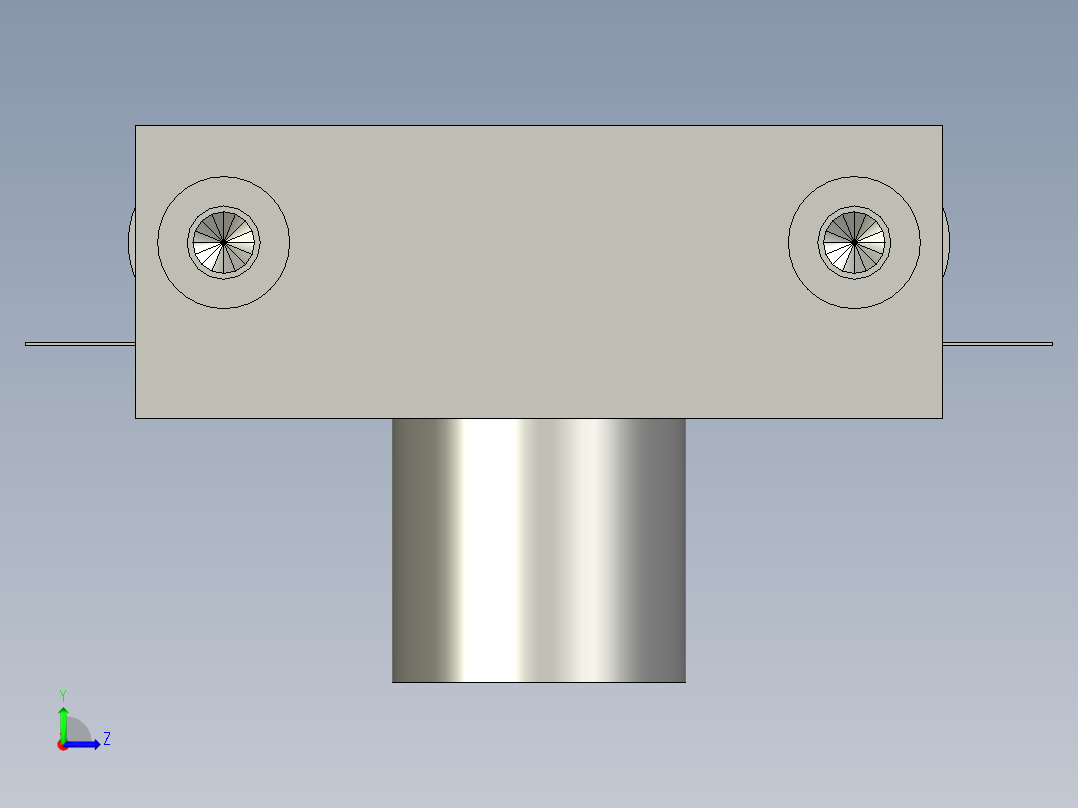 ST40---二工位1膜片切刀组价-a左视图