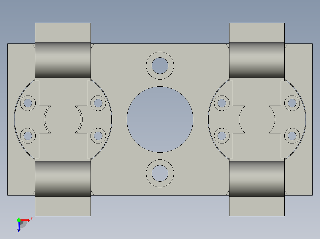 ST40---二工位1膜片切刀组价-a俯视图