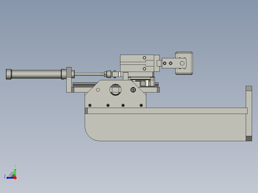 治具移栽组件右视图