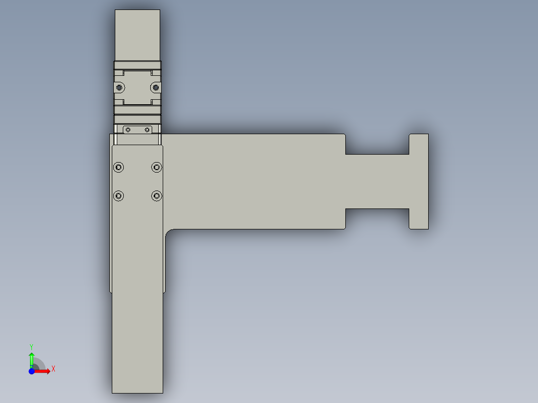 测高模组前视图