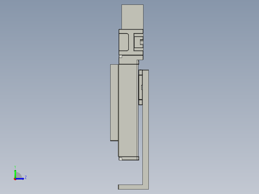 测高模组左视图