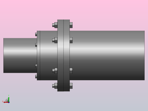 GⅡCLZ1～13型鼓形齿式联轴器_GⅡCLZ1联轴器 B 40×112／ B 35×82右视缩略图