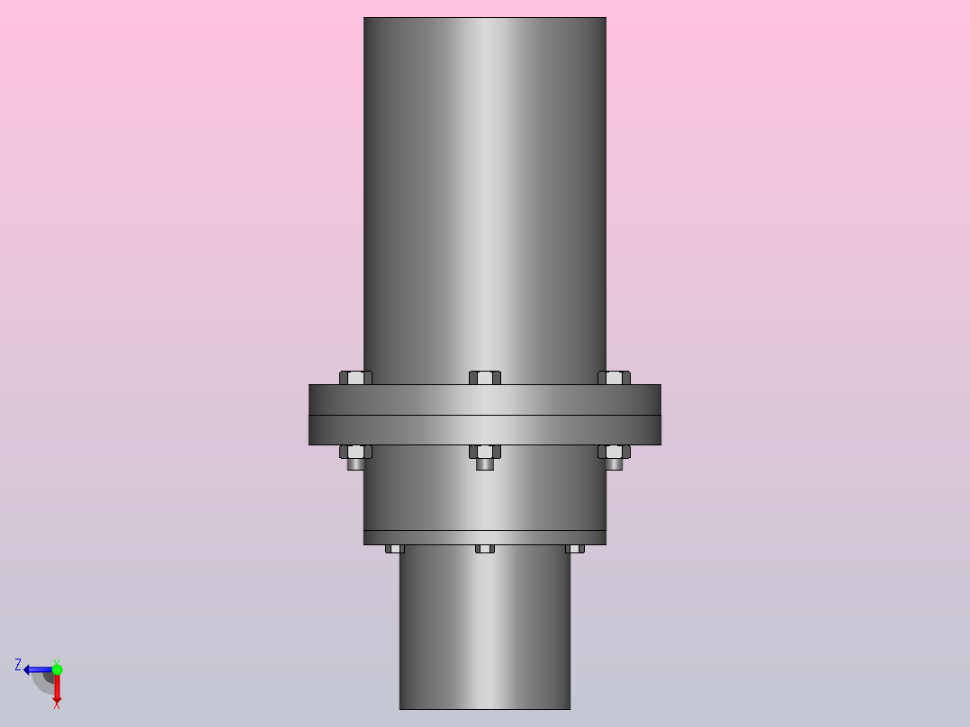 GⅡCLZ1～13型鼓形齿式联轴器_GⅡCLZ1联轴器 B 40×112／ B 35×82俯视图