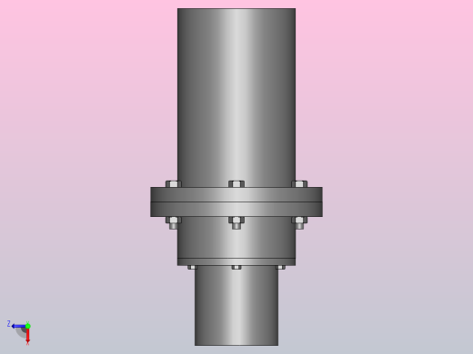 GⅡCLZ1～13型鼓形齿式联轴器_GⅡCLZ1联轴器 B 40×112／ B 35×82俯视缩略图