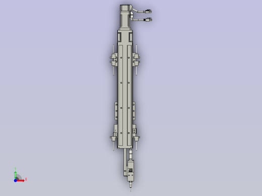 蓝胶点胶Z轴装配2前视缩略图