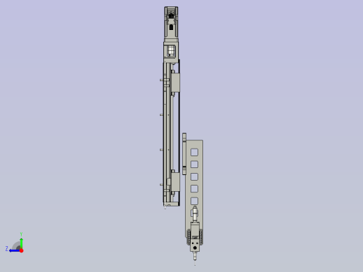蓝胶点胶Z轴装配2右视缩略图