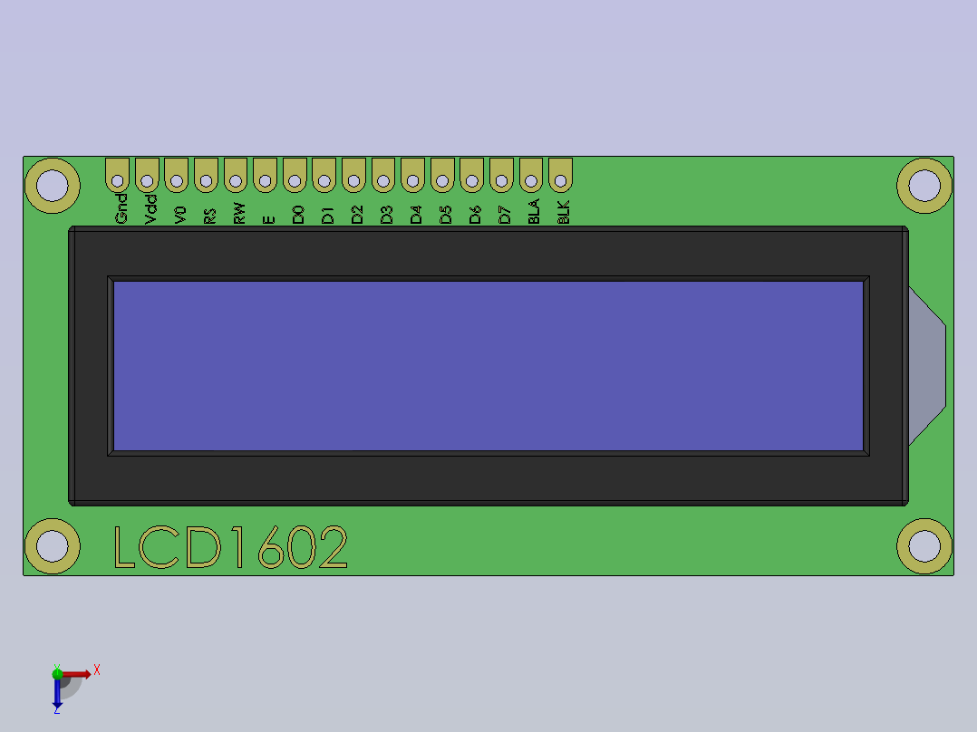 A0004989-LCD 1602俯视图