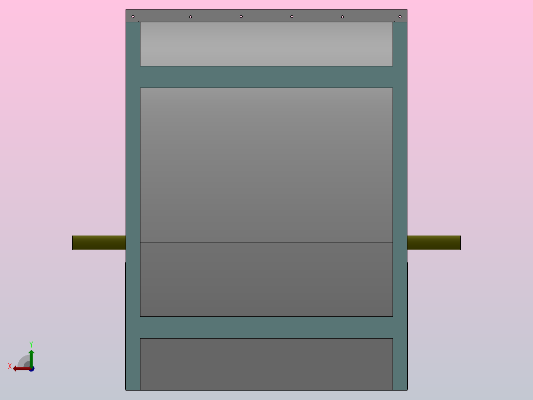 SAB-KH双吸后倾离心风机[KH 5.6]应达风机后视图