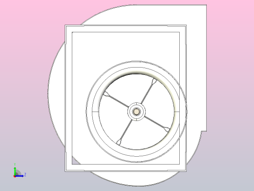 SYDS-R离心风机[SYDS500 R]左视缩略图