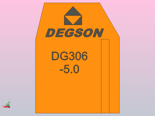 5针DG306 5橙色间距5毫米ipt后视缩略图