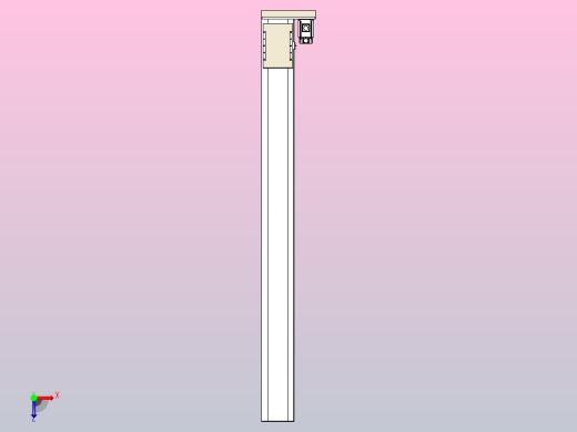 滚珠丝杠直线轴带导轨全封闭TPA-HCR-220D-3210C-L2350-ML-Y-P1K-N3俯视缩略图
