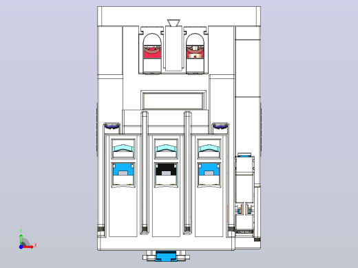 NC8-40-65 3P交流接触器三维模型20240318前视缩略图