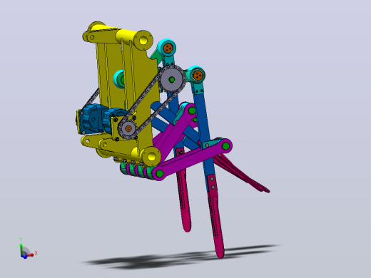 牵引式果园翻土机（SW+CAD+说明书）
