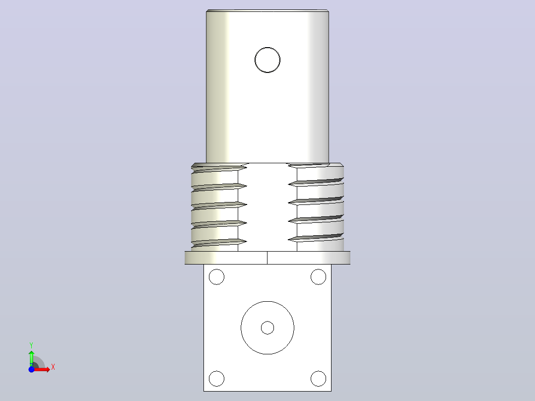 BNC连接器前视图